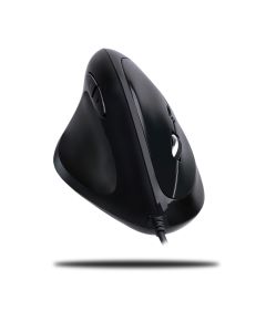 Adesso Left-Handed Vertical Ergonomic Programable Gaming Mouse with adjustable weight