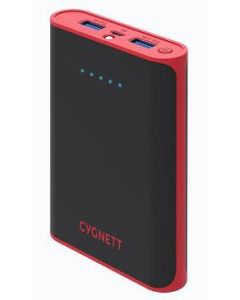 Cygnett ChargeUp Boost 10,000 mAh Dual USB 2.4A Powerbank - Red