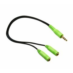 Andrea Communications Y-100 Green Splitter Cable